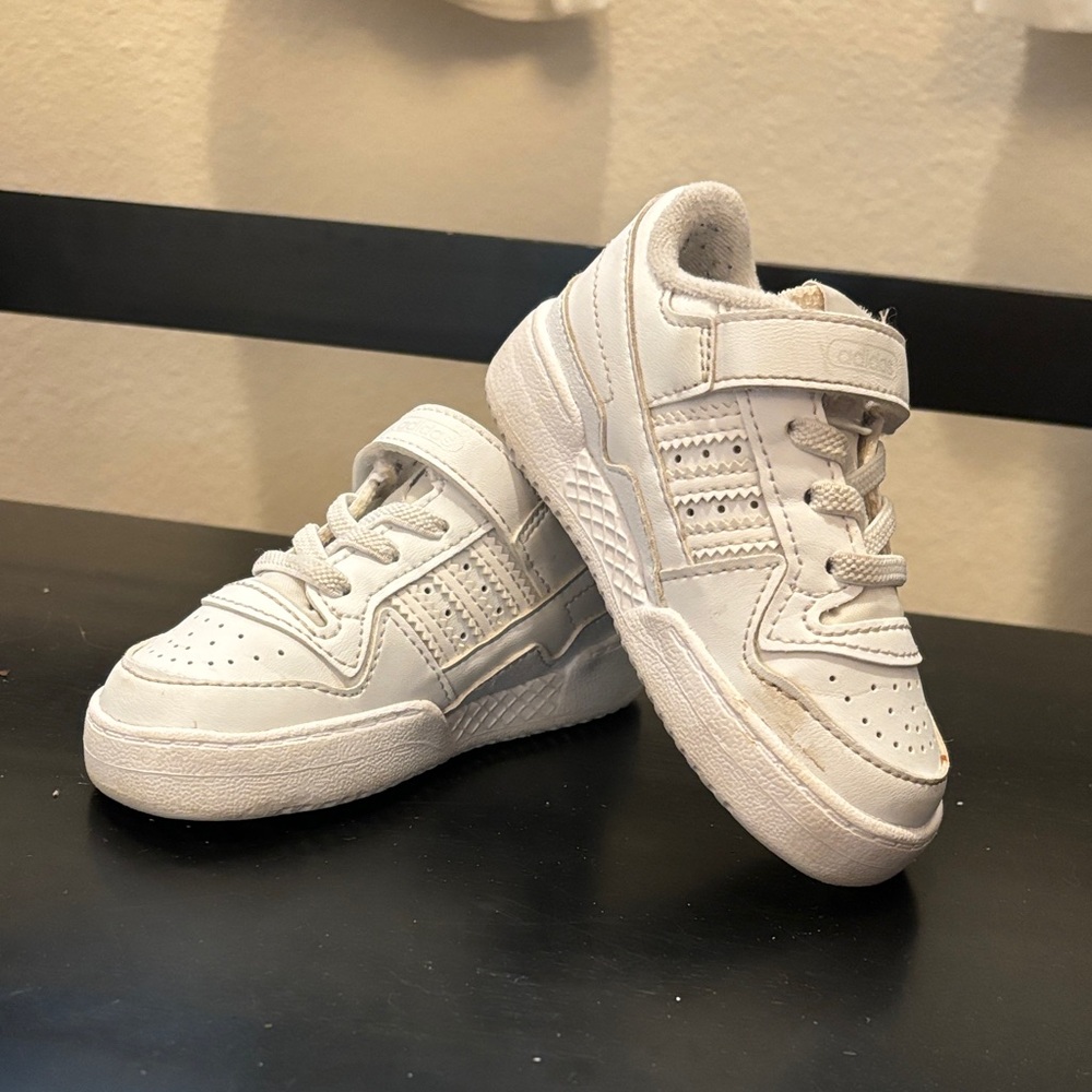 Adidas Kids Rivalry White Sneakers